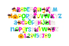 Baby Boos - Cute Halloween Color Font Product Image 8