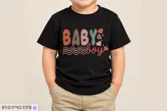 Baby Boy Newborn SVG PNG T Shirt Design Product Image 3