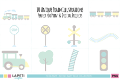 nursery train illustrations