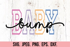 Baby Bump SVG - New Baby Pregnant Pregnancy Announcement PNG Product Image 5