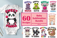 Funny Baby Quotes SVG Bundle, Newborn Sayings Product Image 1