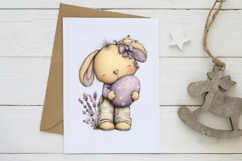 Baby bunny Easter clipart Product Image 2