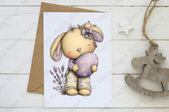 Baby Bunny Easter Clipart Product Image 3