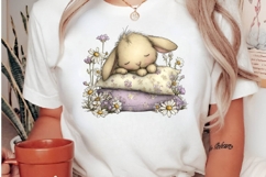 Baby bunny Easter clipart Product Image 3