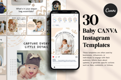 Baby Instagram Canva Social Media Post Templates Product Image 9