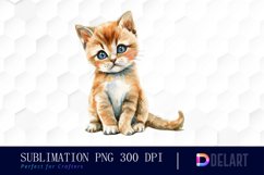 Baby Cat Illustration Clipart Product Image 1