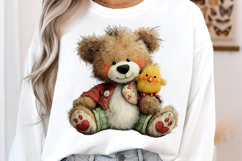 Baby Chick Teddy Friend Clipart Product Image 2