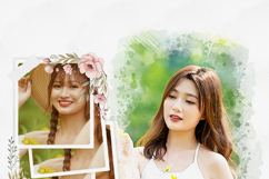 Watercolor Photo Collage Template Product Image 7