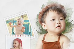 Watercolor Photo Frame Collage Art Effect Product Image 2