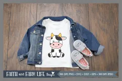 Baby Cow SVG, PNG, JPEG Product Image 5