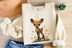 Baby Deer Easter And Spring Clipart Product Image 2