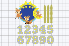 Baby deer cake topper 3D SVG Product Image 2