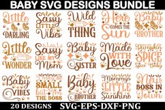 Baby Svg Bundle, Newborn Sticker SVG Design, Baby Qu Product Image 1