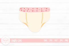 Baby Shower Girl Clipart Design Product Image 1
