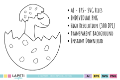 Cute dinosaur card toppers for birthday card designs