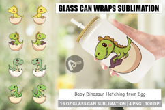 Glass Can Hatching Baby Dinosaur Product Image 1