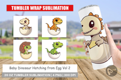 Tumbler Hatching Baby Dinosaur Product Image 1