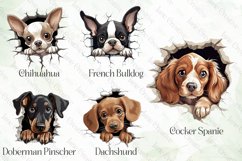 Baby Dog Peeking Sublimation Bundle Product Image 3