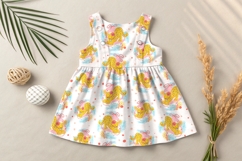 Retro Tropical jungle Leopard summer pattern seamless Product Image 2