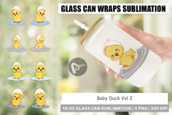 Glass Can Baby Duck Product Image 1