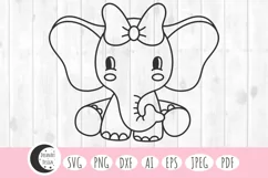 baby elephant svg