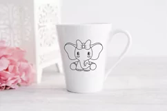 baby elephant svg