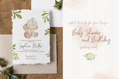 Baby Elephants Animals Watercolor. Nursery and Baby Shower. Product Image 6