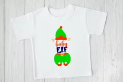 baby elf is christmas funny t shirt design