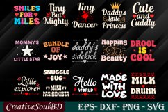 Baby SVG Bundle Cut File, Baby Shower Svg, Newborn Svg, Product Image 1