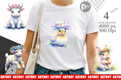 Baby Farm Animal Sublimation Product Image 1