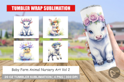 Baby Farm Animal Tumbler Product Image 1