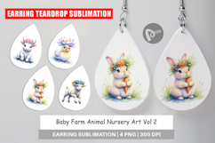 Baby Farm Animal Earring Product Image 1