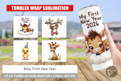 Baby's First New Year 2026 Tumbler Product Image 1