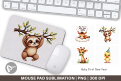 Baby's First New Year 2026 Mouse Pad Product Image 1