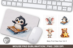 Baby's First New Year 2026 Mouse Pad Product Image 1