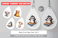 Baby's First New Year 2026 Earring Product Image 1
