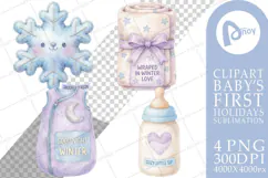 Baby's First Winter Warmth Sublimation Product Image 1