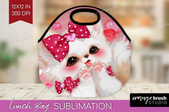 Baby Fox Valentine Lunch Bag Cute Valentines Day Lunch Bug Product Image 1