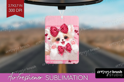 Baby Fox Valentine Air Freshener PNG Cute Valentines Day PNG Product Image 1