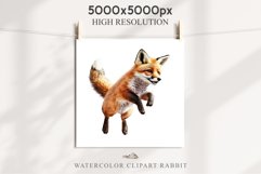 Baby Fox Forest Animals Clipart PNG Scrapbooking Nursery Art Image Watercolor  Transparent Print invitation shirt designs sublimation kids printable digital watercolor baby Fox floral, scrapbooking clipart, sublimation nursery drawing, forest animals