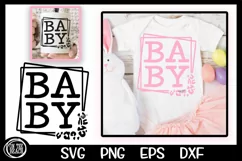 Baby Leopard SVG | Cheetah Expecting Baby Cutting PNG Product Image 1