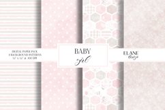 Baby Girl Digital Paper Product Image 1