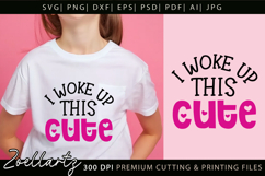Baby Girl SVG Cut Files Onesie Sayings Cute Sister T-shirt Product Image 1