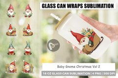 Glass Can Baby Gnome Christmas Product Image 1