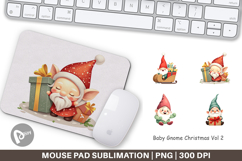 Mouse Pad Baby Gnome Christmas Product Image 1