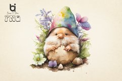 Baby Gnome Easter watercolor Bundle, Sublimation PNG File Product Image 2