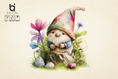 Baby Gnome Easter watercolor Bundle, Sublimation PNG File Product Image 5