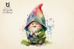 Baby Gnome Easter watercolor Bundle, Sublimation PNG File Product Image 6