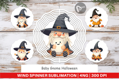 Wind Spinner Baby Gnome Halloween Product Image 1