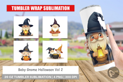 Tumbler Baby Gnome Halloween Product Image 1